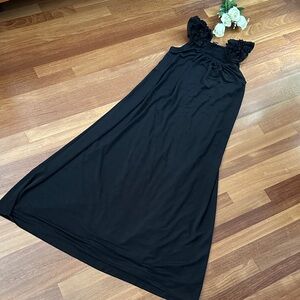 Elegant Black Sleeveless Dress